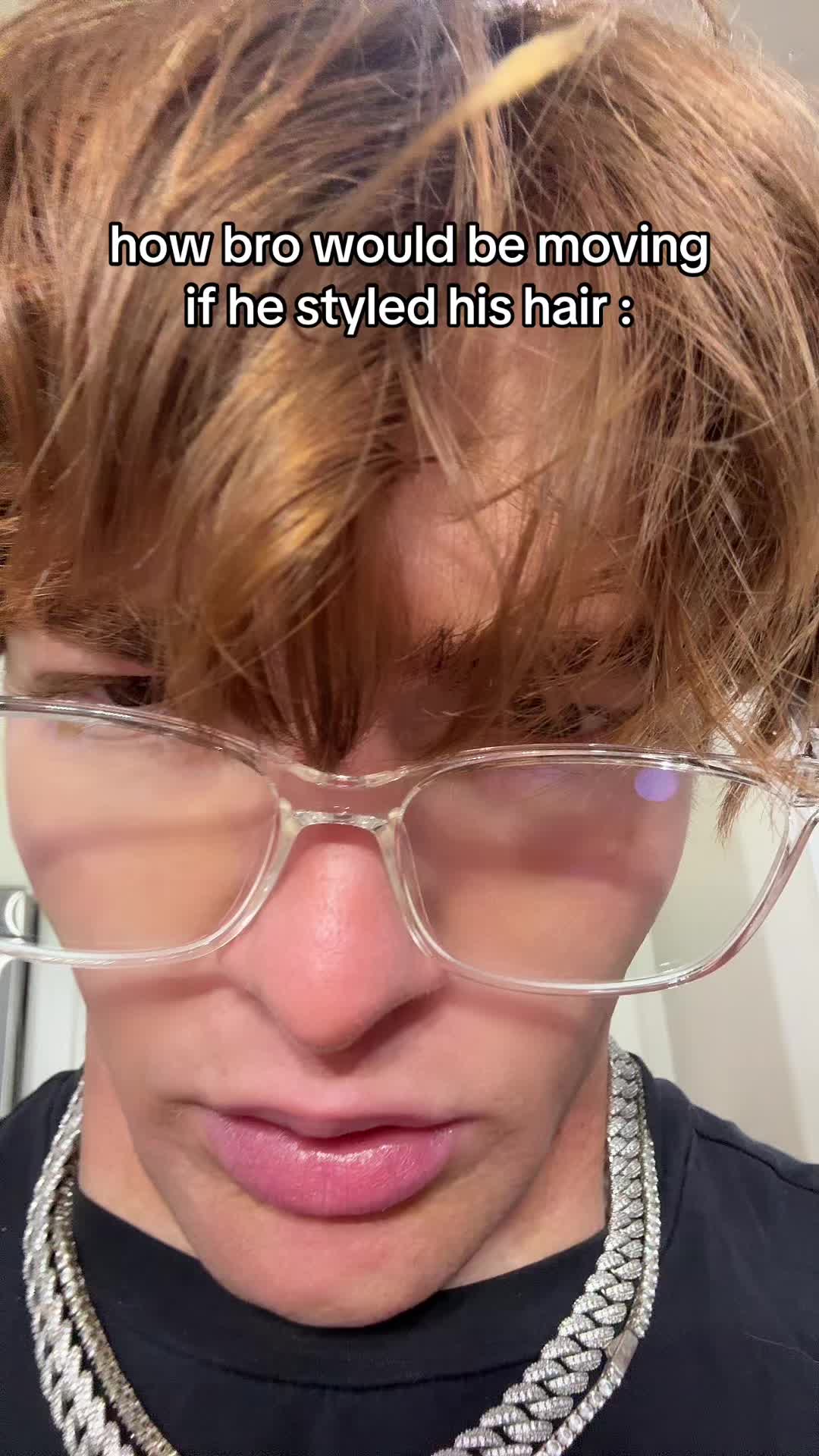 TikTok post by @trevorlarcom for Based Bodyworks. Caption reads: hair is law always @BASED #glowup #fyp.