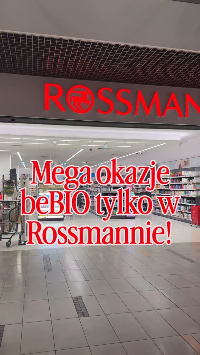 Instagram post by @cebulanatropie for bebiocosmetics. Caption reads: [reklama] @bebiocosmetics 🌿 w Rossmannie teraz w....