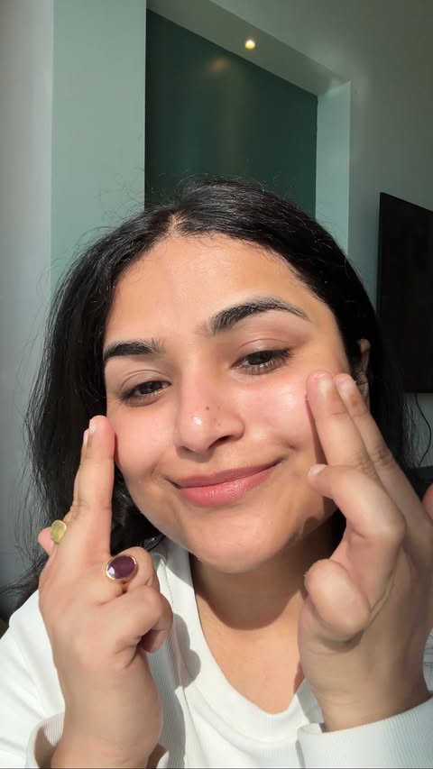 Instagram post by @harshika_varshneyy for Eucerin. Caption reads: #ad @mynykaa has me hooked on @eucerinindia and....