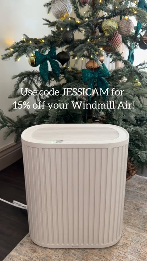 Instagram post by @jessicabmathie for Windmill Air. Caption reads: Cold + flu season is here, and my @windmillair....