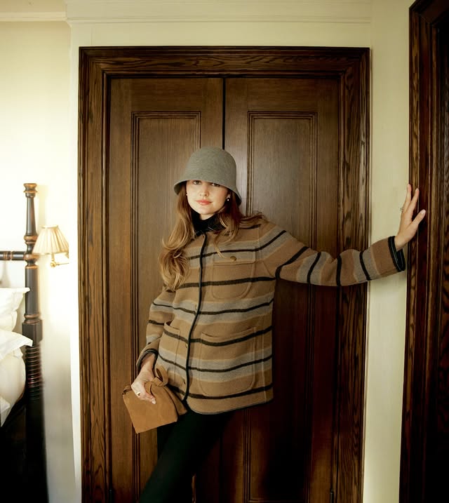 Instagram post by @styledsara for Madewell. Caption reads: forever cozy in @madewell #madewellpartner.