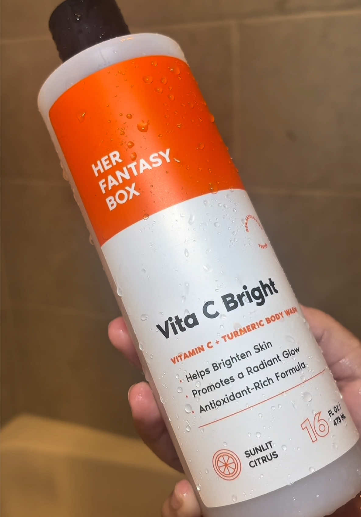 TikTok post by @yannyloveswho for Her Fantasy Box. Caption reads: @Her Fantasy Box "Your face gets the skincare.......