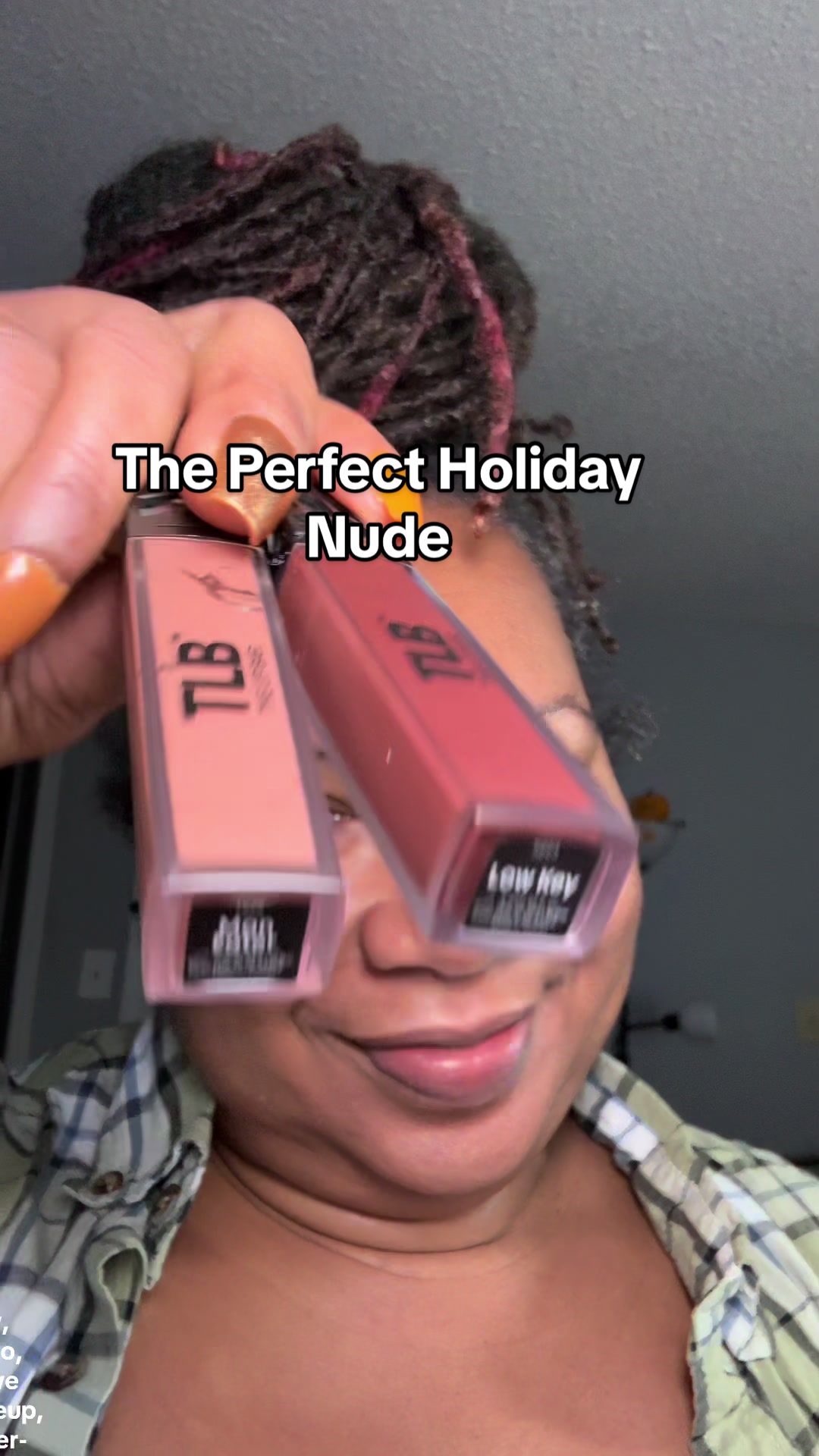 TikTok post by @1introverted_extrovert for The Lip Bar. Caption reads: [...] LowKey + Maneater from @thelipbar =....