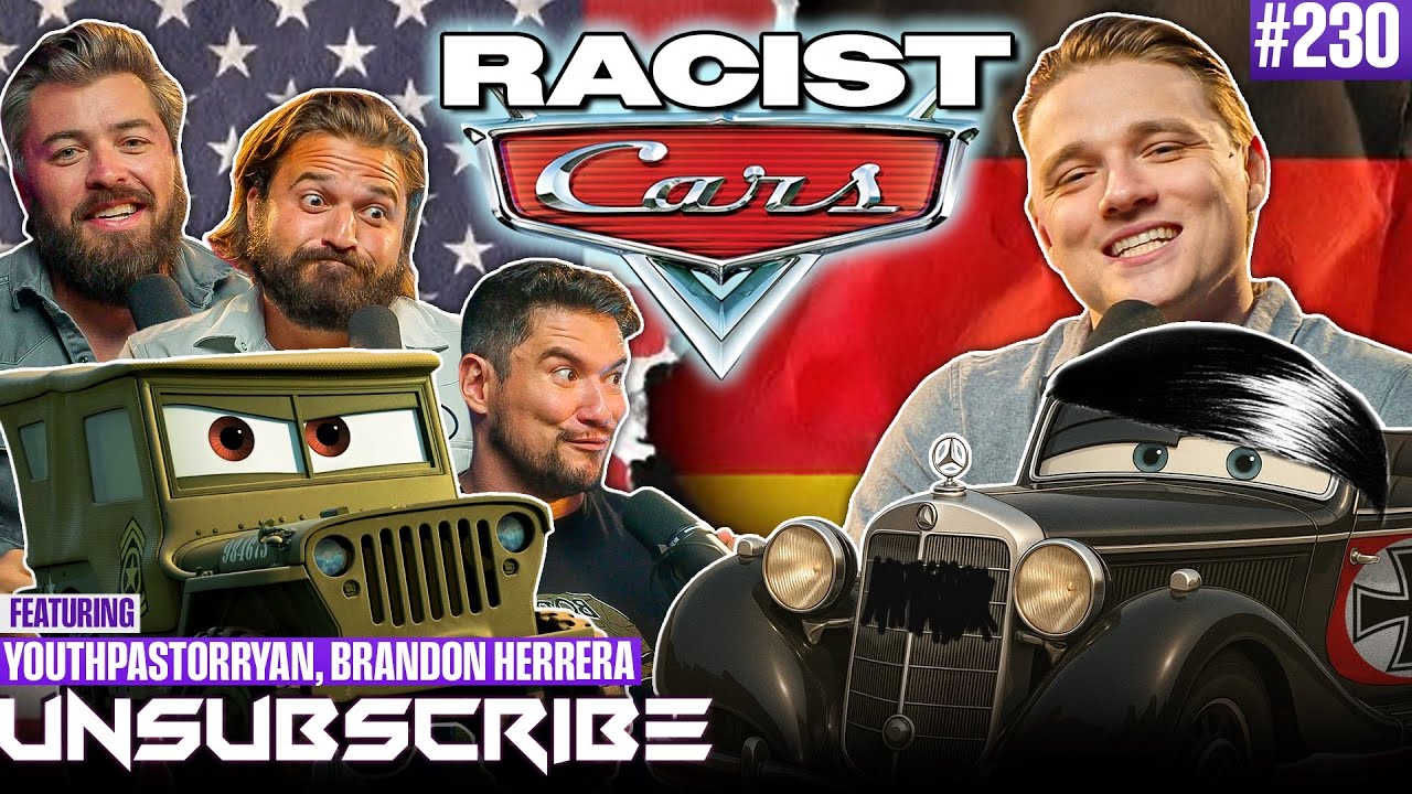 YouTube post by @unsubscribepodcast for GhostBed. Caption reads: History Stories You've Never Heard & The INSANE....