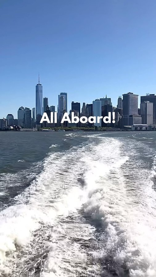 Instagram post by @littlekidbigcity_newyork for Discover Boating. Caption reads: [...] Head over to the Boat Show! The Discover....