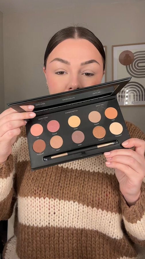 Instagram post by @makeupbyaliciall for Arooba Beauty. Caption reads: Using the @aroobabeauty polished princess....