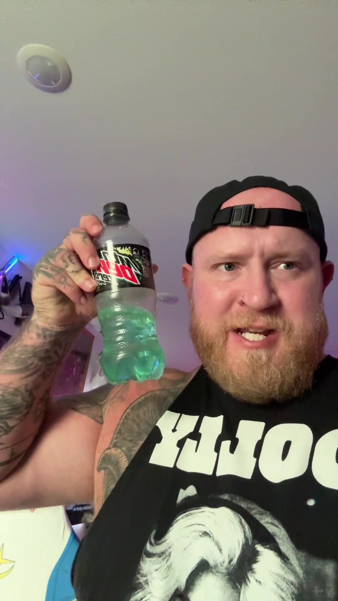 TikTok post by @calebwfrancis for Pit Viper. Caption reads: Get blasted! @Pit Viper @Mountain Dew .