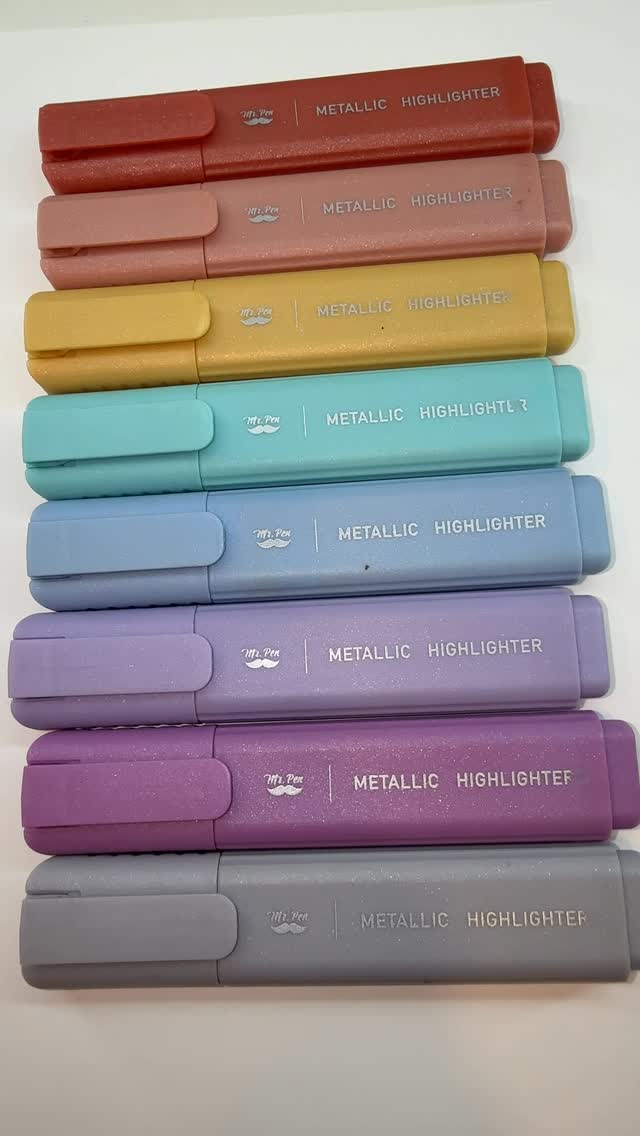 Instagram post by @heather_creative_lettering for Mr. Pen. Caption reads: Linked in my Amazon 😍 #mrpen #highlighters #pens....