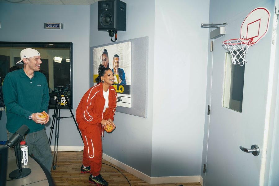 Instagram post by @nessnitty for HOT 97. Caption reads: [...] my form? 🥹🥹🥹 📍 #BTS @cbrickley603 x....