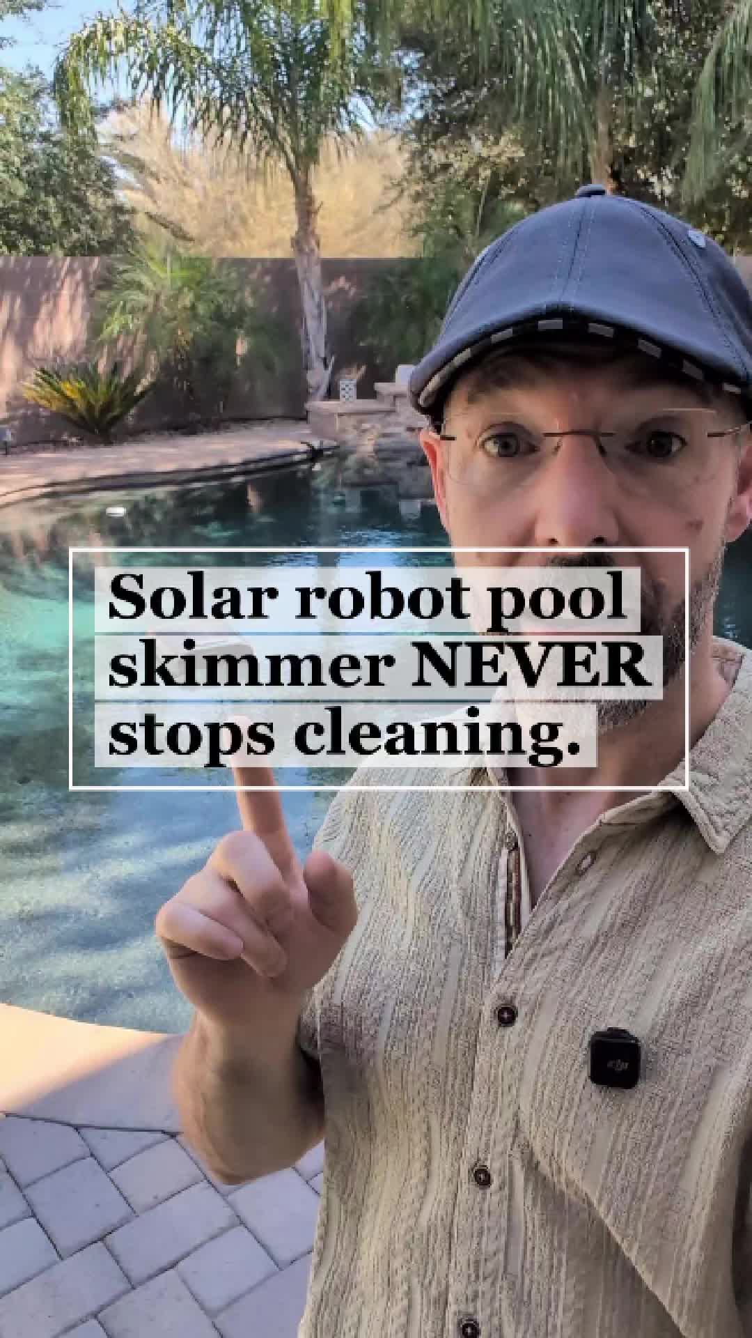 TikTok post by @_show_and_tell_ for Refined Living. Caption reads: [...] #poolmaintenance #poollife @RefinedLiving.
