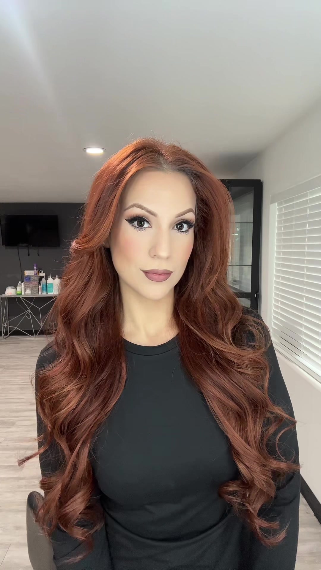 TikTok post by @mari_90.08 for Bio Ionic. Caption reads: Ready for the day ✨using my 1.25in from @Bio Ionic....