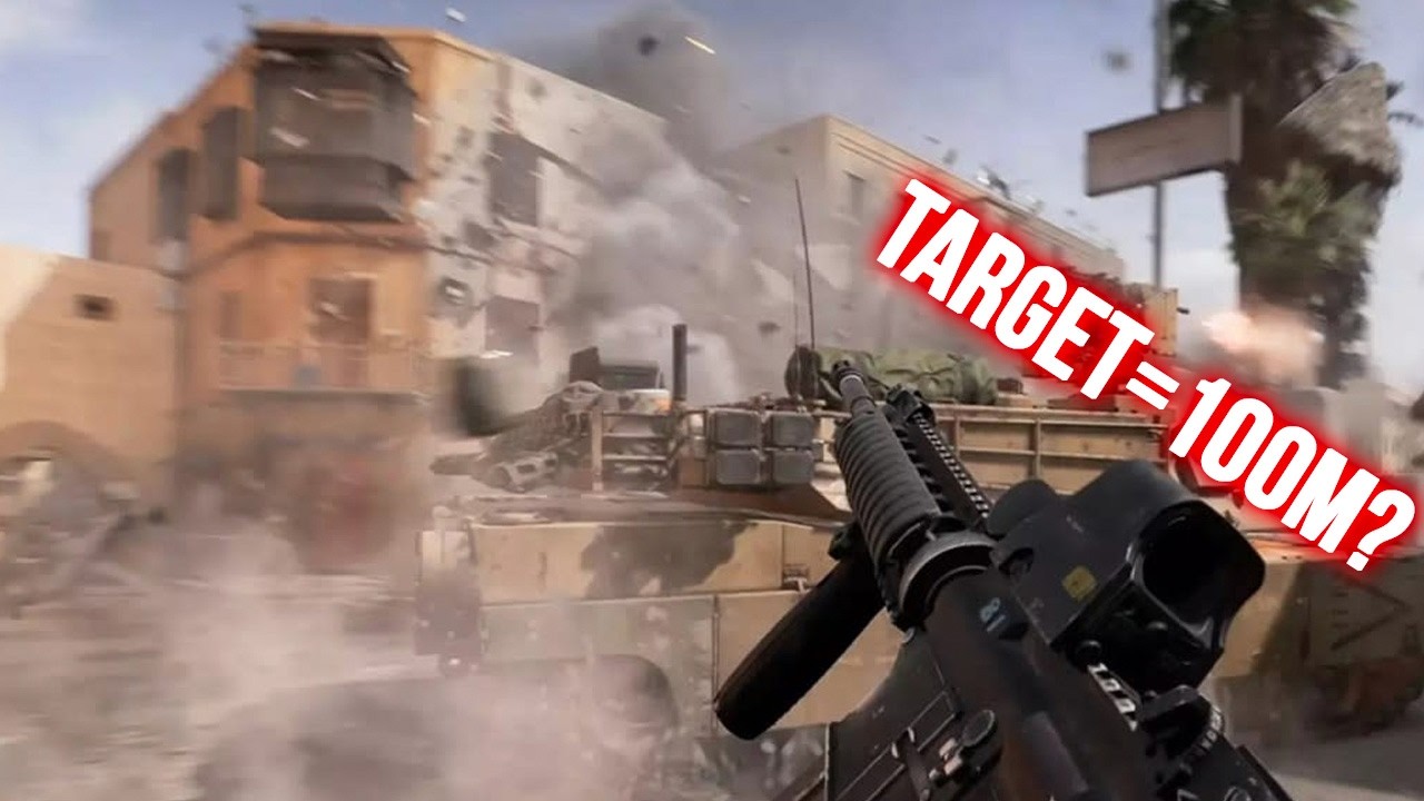 YouTube post by @gameranxTV for Huel. Caption reads: EA SETS INSANE TARGET FOR BATTLEFIELD 6,....