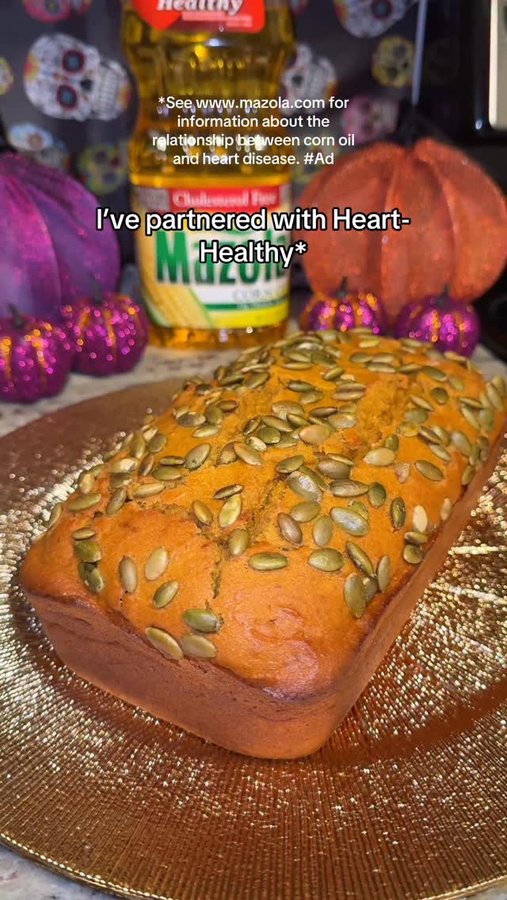 Instagram post by @claudiayuzethcooks for Mazola. Caption reads: #ad In honor of the Day of the Dead, l’ve....