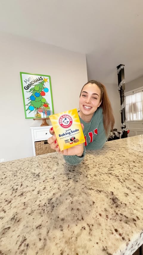 Instagram post by @cara.annejones for ARM and HAMMER. Caption reads: [...] holiday reset ✨
 Starting fresh with....