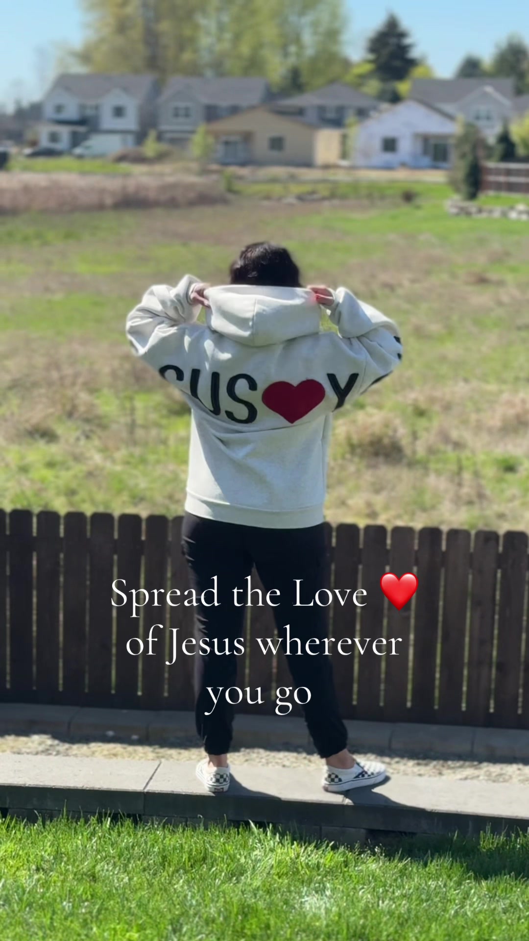 TikTok post by @tiffanyrodeman for God's Love Overcomes. Caption reads: Spread the love of Jesus wherever you go with this....