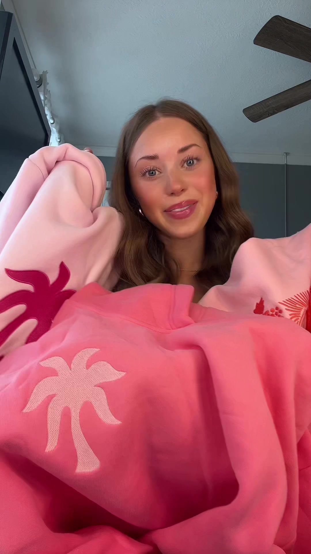 TikTok post by @ashleycosticgrwm for I Dew Care. Caption reads: haul timeee📦 #pr #haul #prhaul #unboxing....