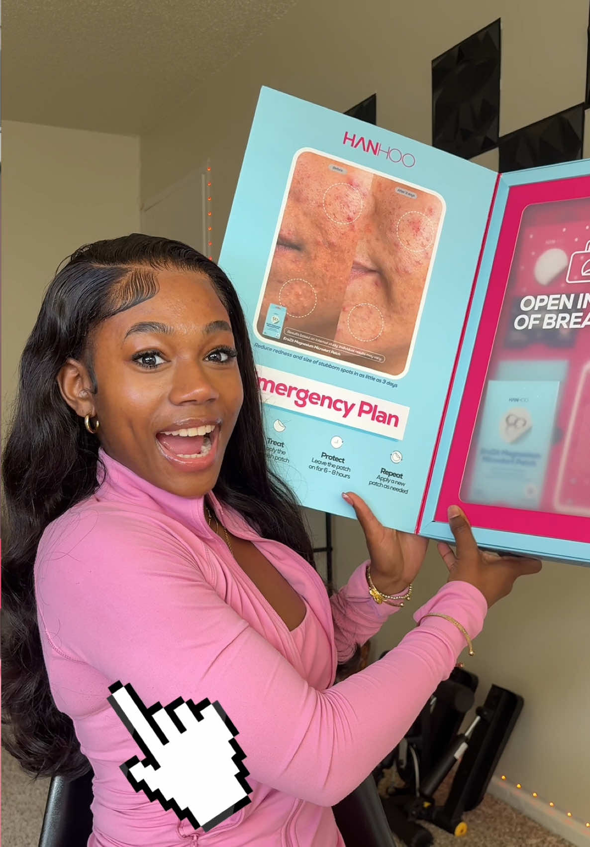 TikTok post by @alexisdagreatx for Hanhooskin. Caption reads: I LOVE @Hanhooskin because they are SO affordable....