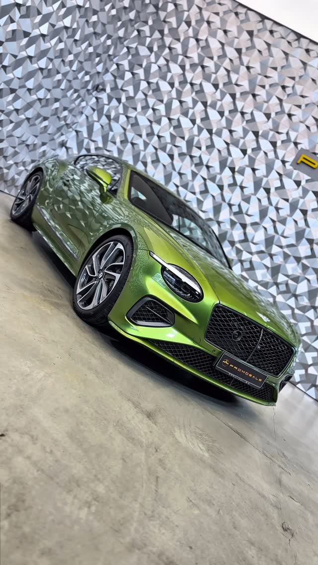 Instagram post by @bk.automotive for Bentley Motors. Caption reads: [...] #continental #continentalgt #speed....
