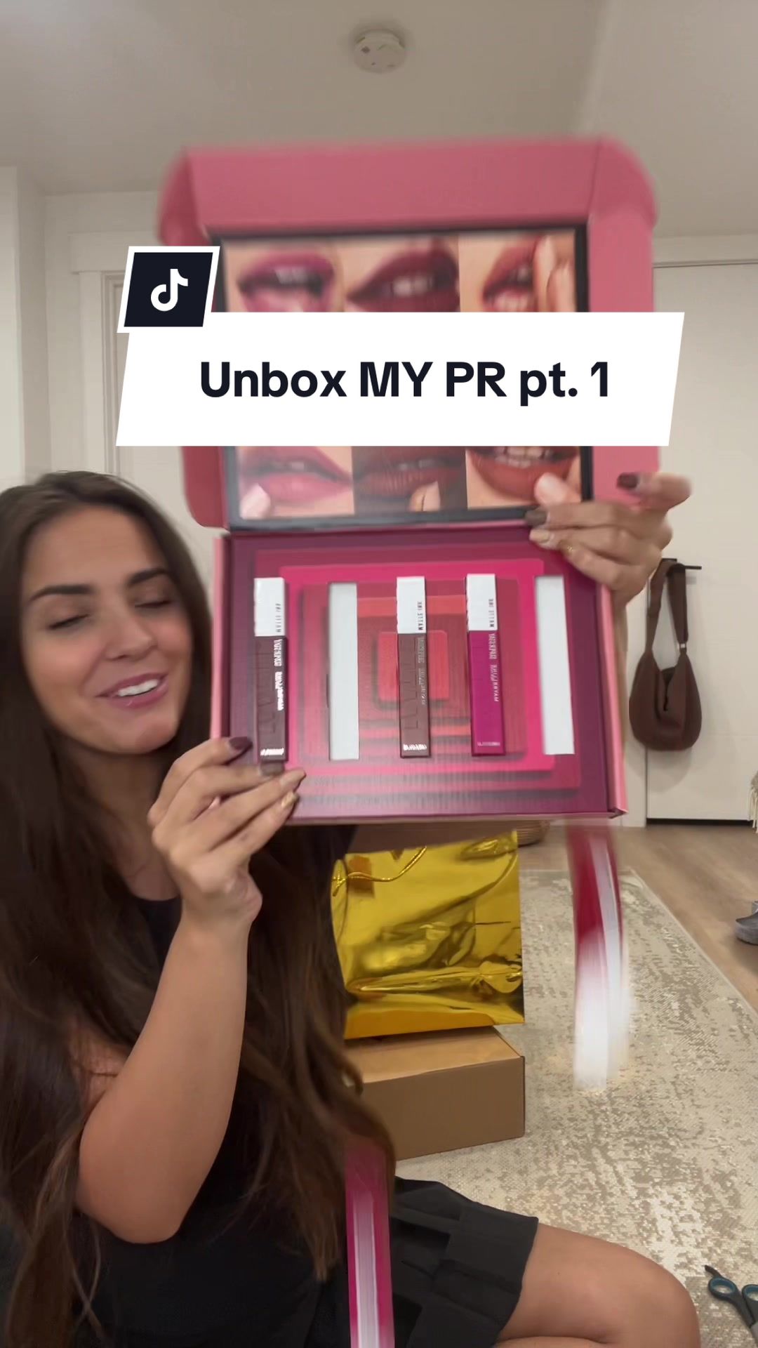 TikTok post by @aspenmay2 for ColourPop. Caption reads: Tell sis we made it @HYDROJUG @ACTA Wear....