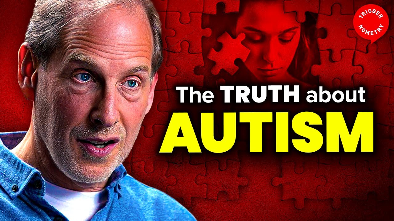 YouTube post by @triggerpod for hims. Caption reads: The World's Leading Autism Expert - Professor Sir....