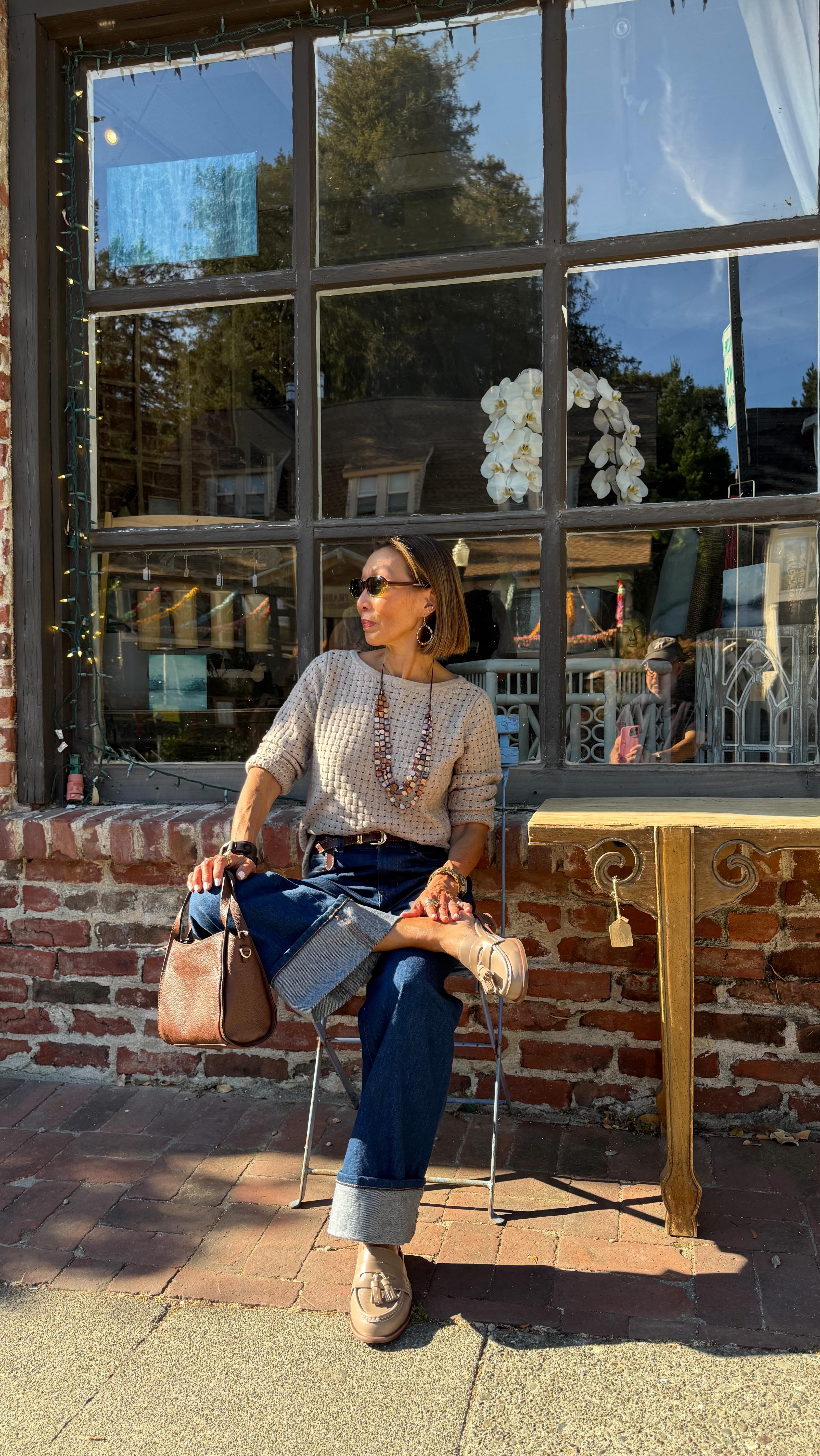 Instagram post by @californiaistoocasual for J.Jill. Caption reads: #ad You’ll never have to compromise on comfort or....