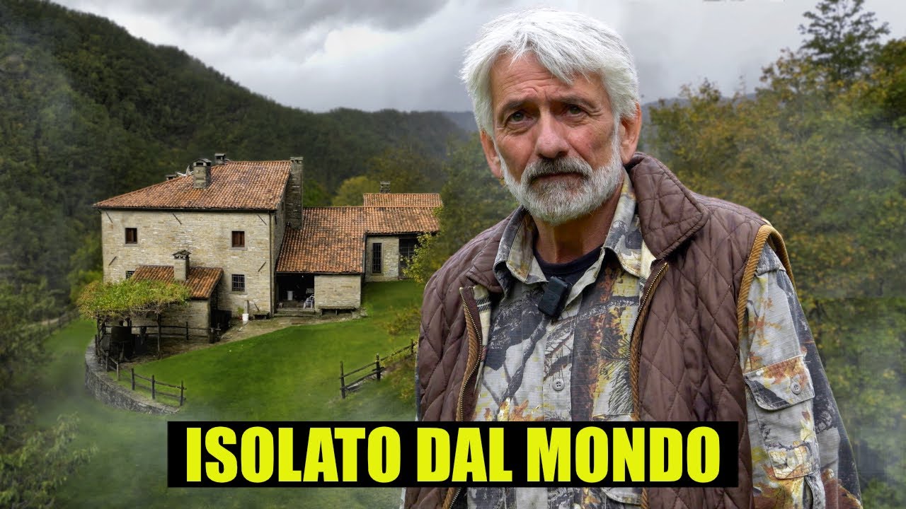 YouTube post by @THE.PILLOW for Babbel. Caption reads: L’EX IMPRENDITORE che VIVE nel BOSCO - thepillow.