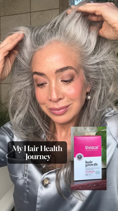 Instagram post by @silverliberation for Viviscal. Caption reads: [...] in ways I didn’t expect, so I’ve added....