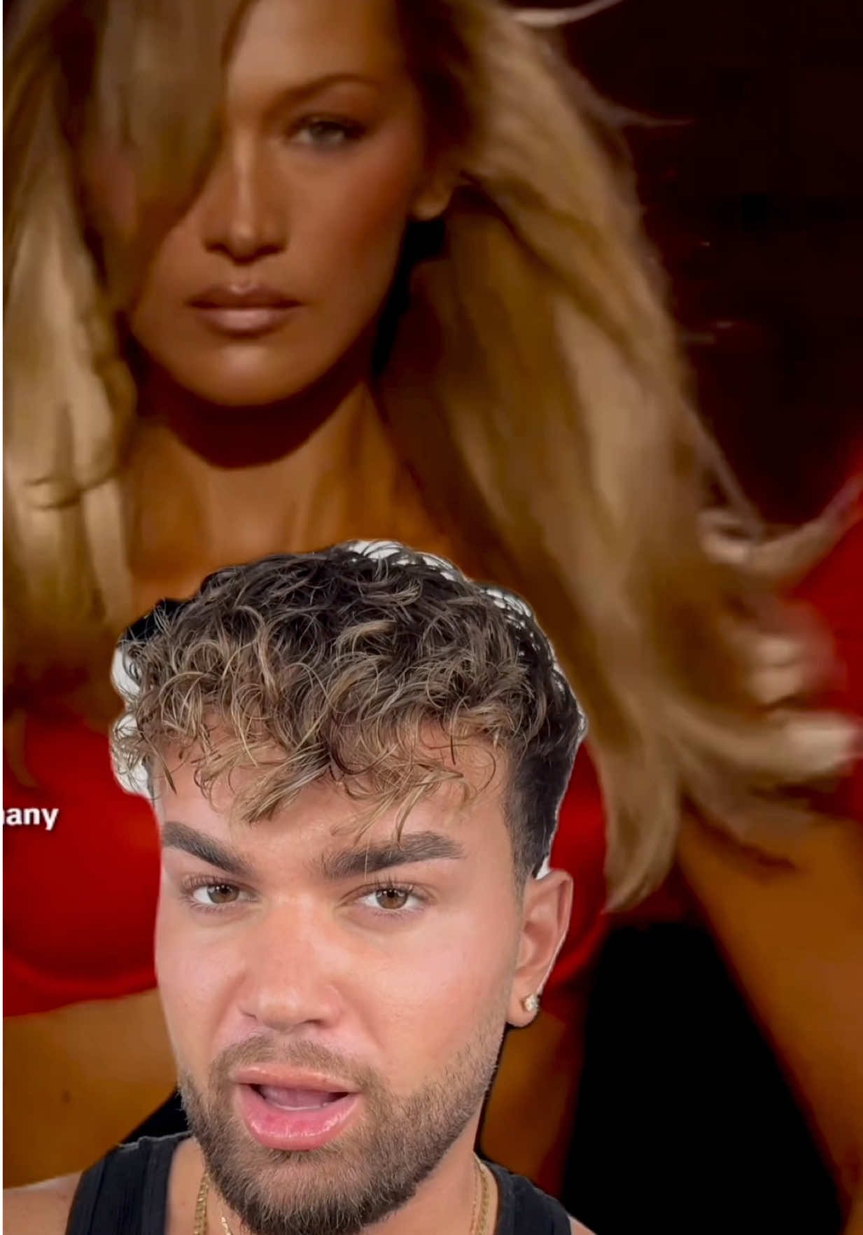 TikTok post by @kevikodra for impressbeauty. Caption reads: THE WAY THIS LOOK HAS A CHOKE HOLD ON ME 😭 like I....