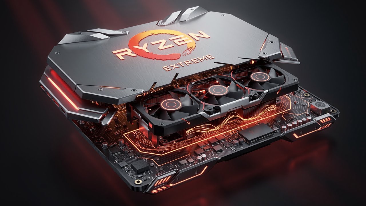 YouTube post by @GamerMeld for Newegg. Caption reads: AMD’s Making GPUs POINTLESS!.