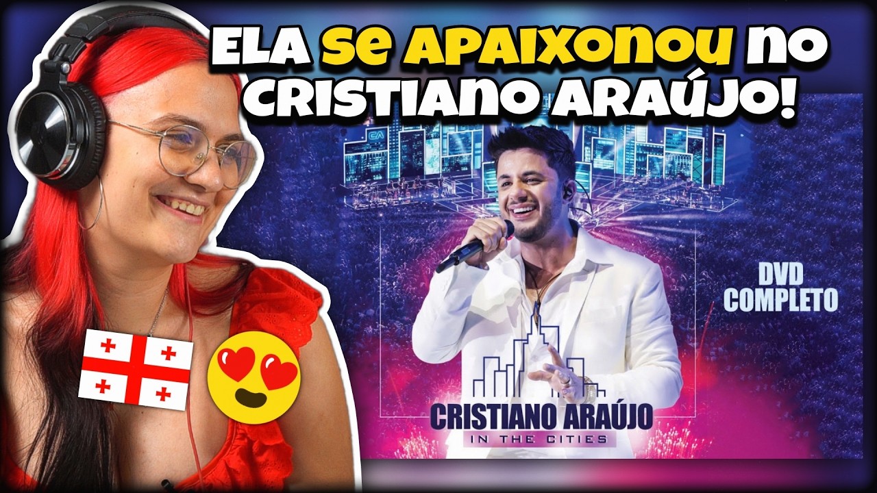 YouTube post by @Brasiliando for Opera. Caption reads: FOREIGNERS REACT TO CRISTIANO ARAÚJO FOR THE FIRST....