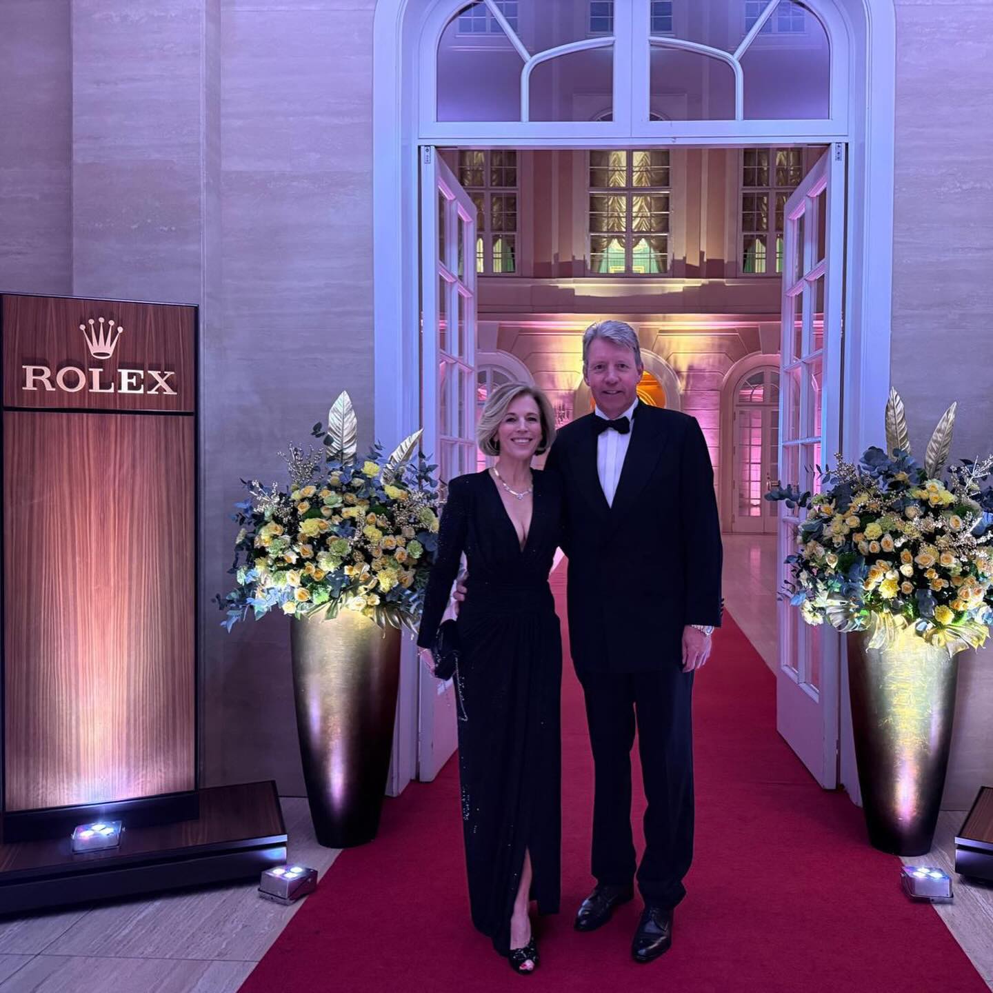 Instagram post by @meredith_mb for ROLEX. Caption reads: [...] 2026 to everyone!!! 🌟 

Thank you to @rolex....