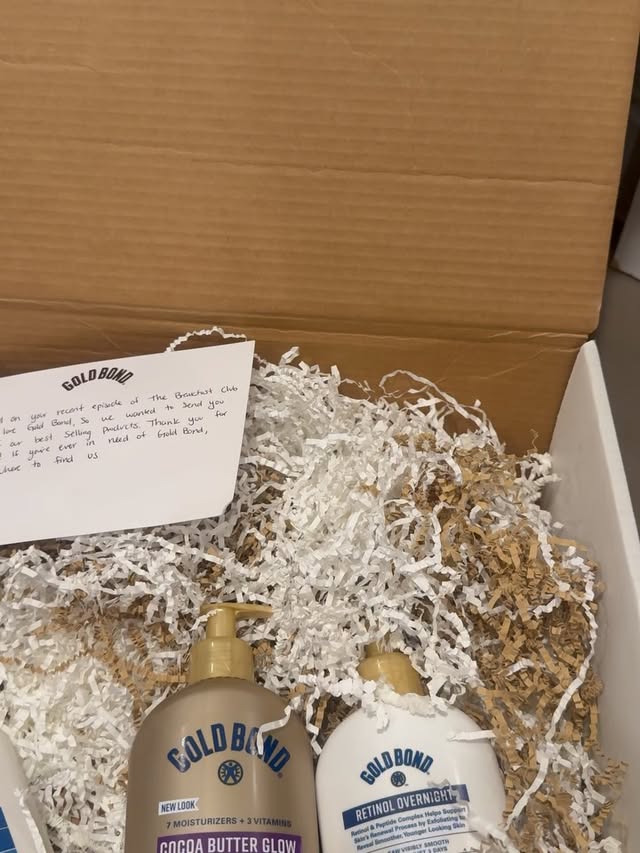 Instagram post by @lorenlorosa for Gold Bond. Caption reads: I hate you @cthagod .. but thanks @goldbond 😂 I....