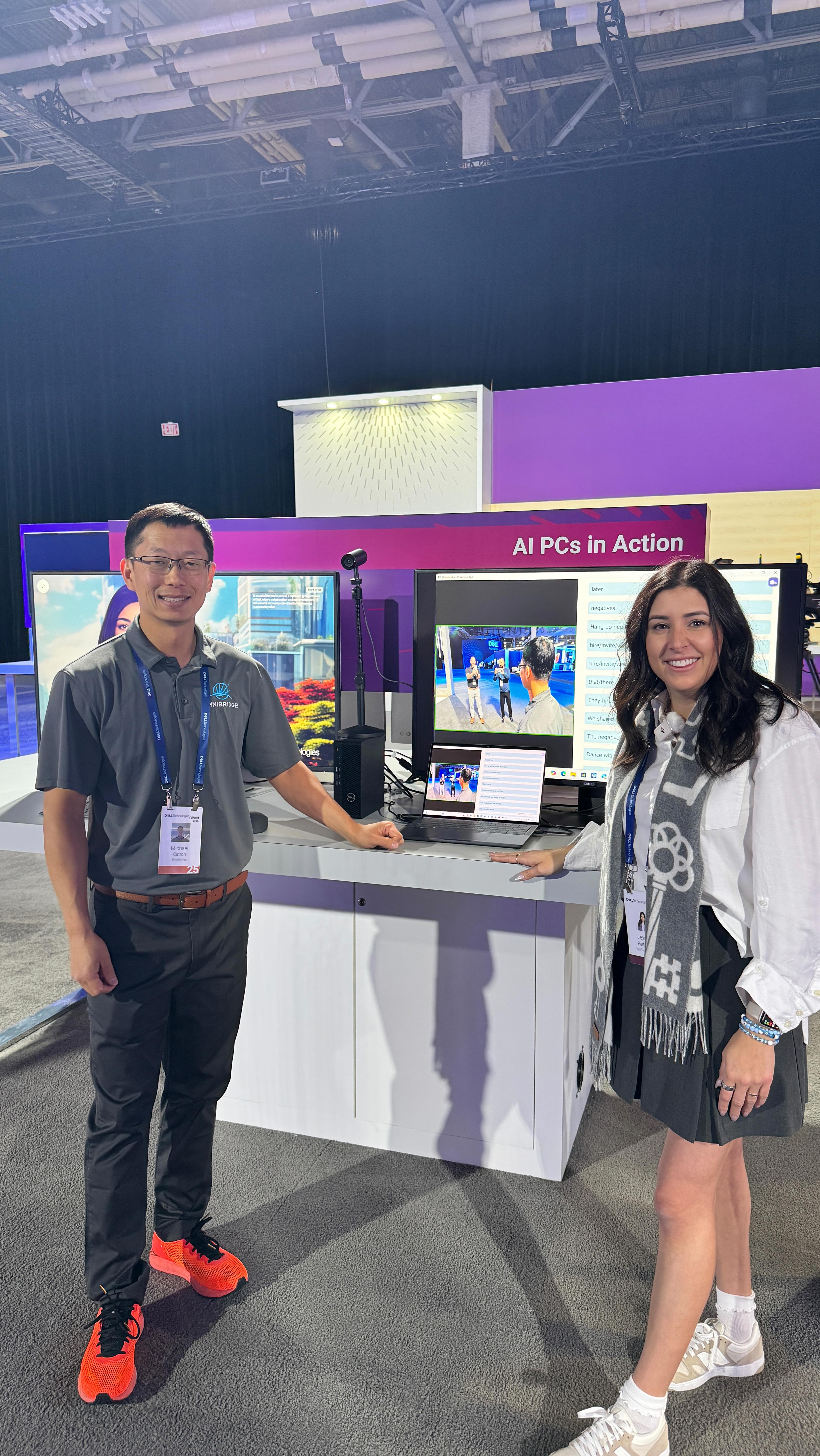 Instagram post by @jesstechspice for Dell Technologies. Caption reads: Meet the future of communication - Powered by Dell....