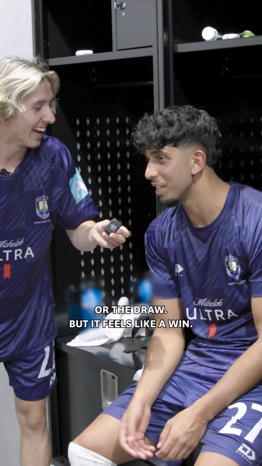 Instagram post by @jn3_football for Michelob ULTRA. Caption reads: We went inside the locker room with @jn3_football....