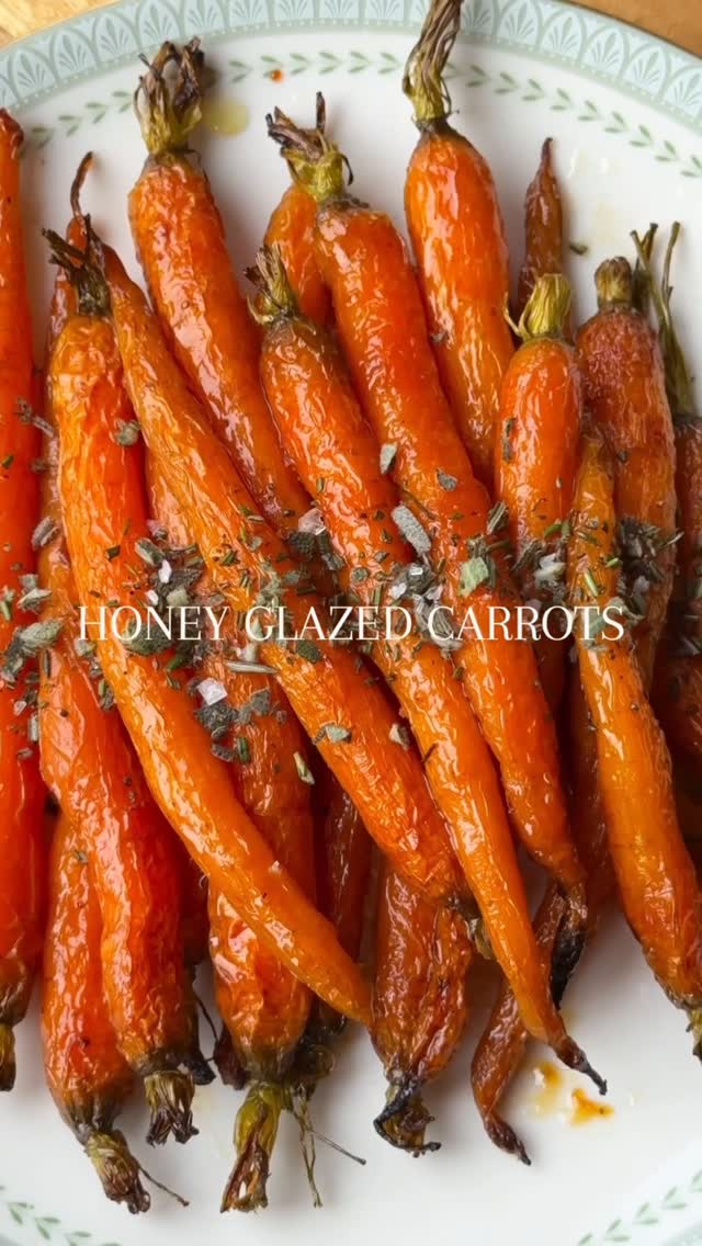 Instagram post by @georginaelizat for Waitrose. Caption reads: Honey glazed carrots

For episode 2 of Cosy Season....