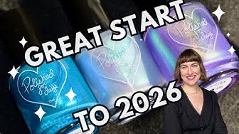 YouTube post by @CaitlinSwatches for Cirque Colors. Caption reads: We're off to a great start for 2026 | Polished for....