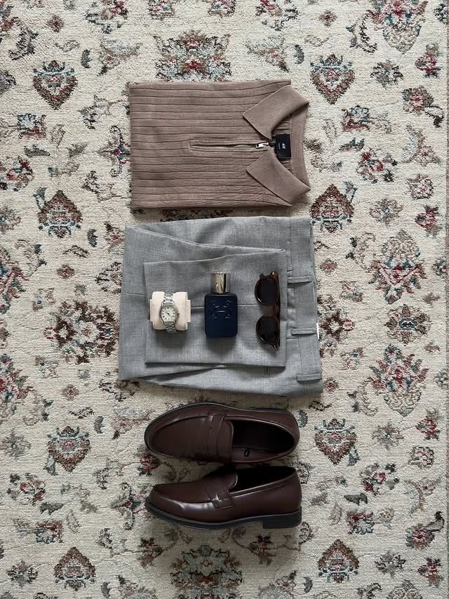 Instagram post by @noahsarey for CLUSE. Caption reads: Simple outfit ideas for spring #ralphlauren....