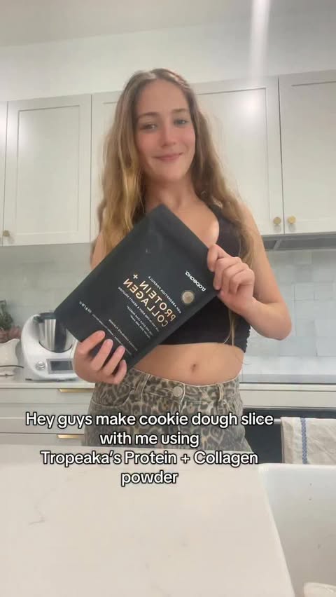 Instagram post by @isla.jess.martin for Tropeaka. Caption reads: [...] Dough slice 🧈 Make sure to check out....