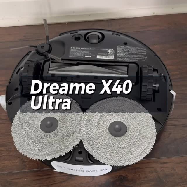 Instagram post by @allthingshome_stela for Dreame. Caption reads: Let the Dreame X40 Ultra do the cleaning, so you....