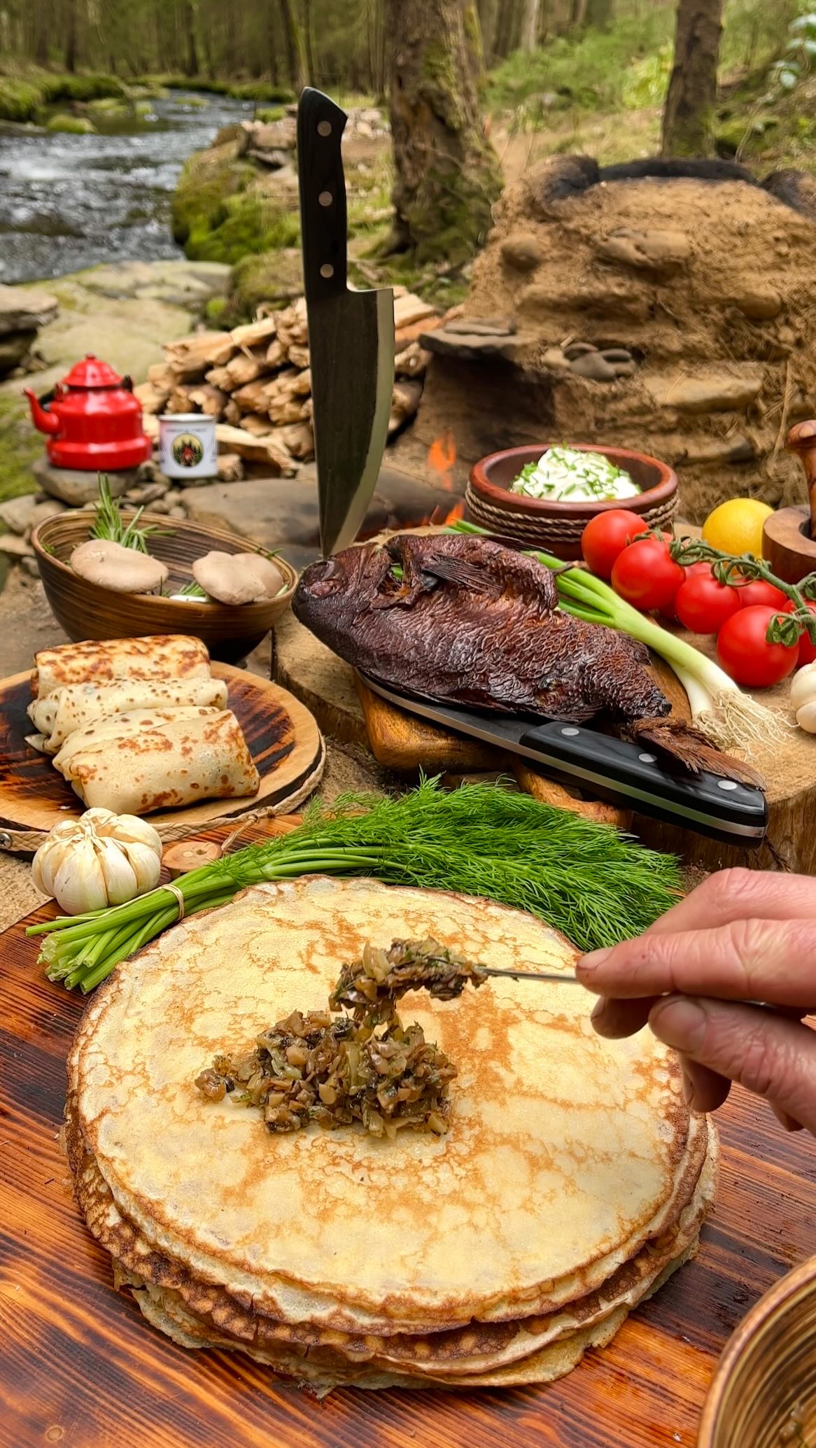 Instagram post by @momentosforest for The Nikos Knife. Caption reads: Anzeige 🇺🇸 | Would you treat yourself to these....