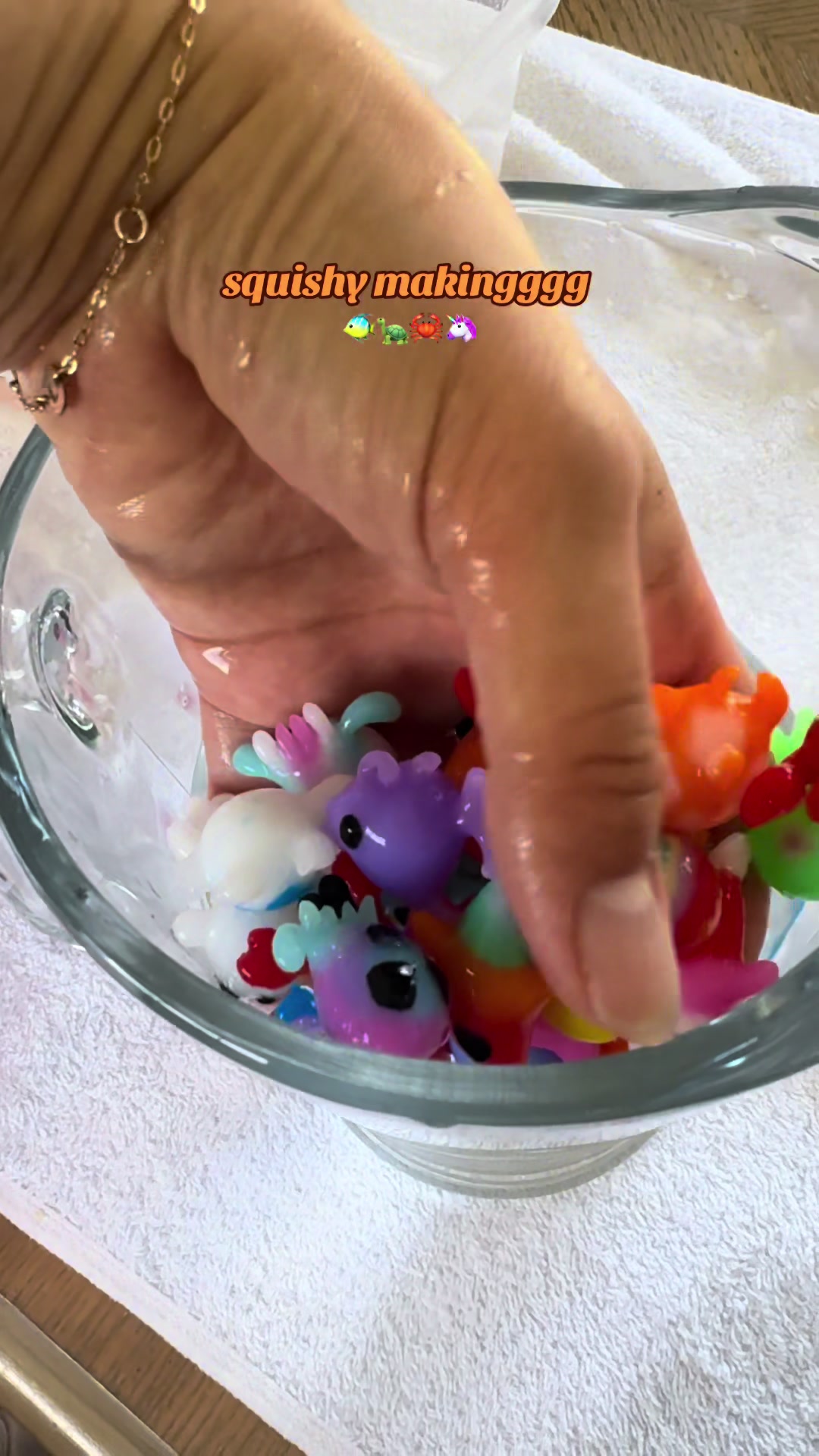 TikTok post by @sarah_lifestyle for Kiditos. Caption reads: why is this so satisfying?? @Kiditos #squishymaker....