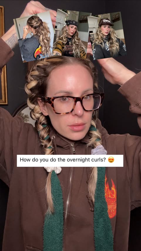 Instagram post by @torielynnbliss for Luxy Hair. Caption reads: As promised ! A tutorial for how I wrap my....