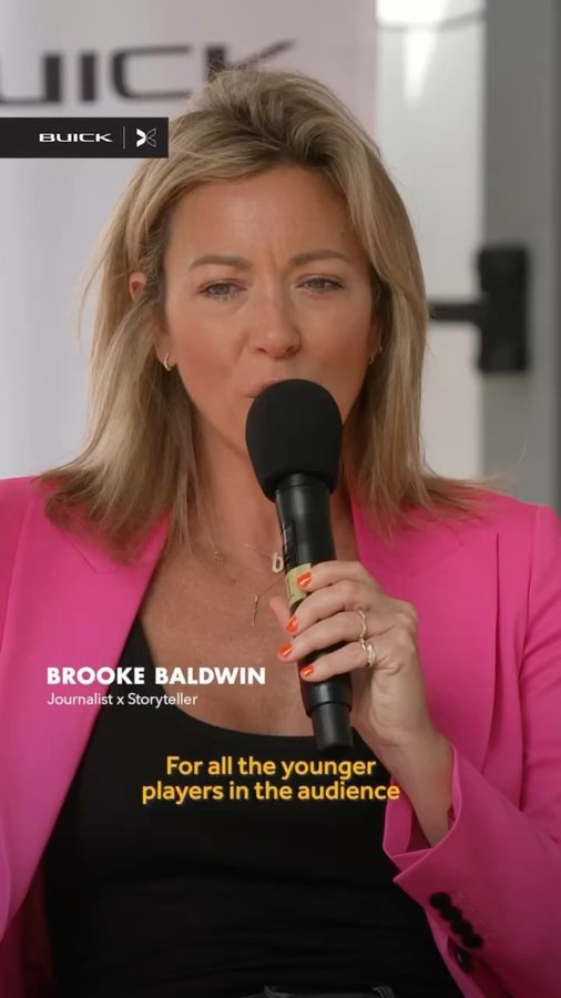 Instagram post by @brooke_baldwin for TOGETHXR. Caption reads: Thankful for @buickusa Huddle with @togethxr and....