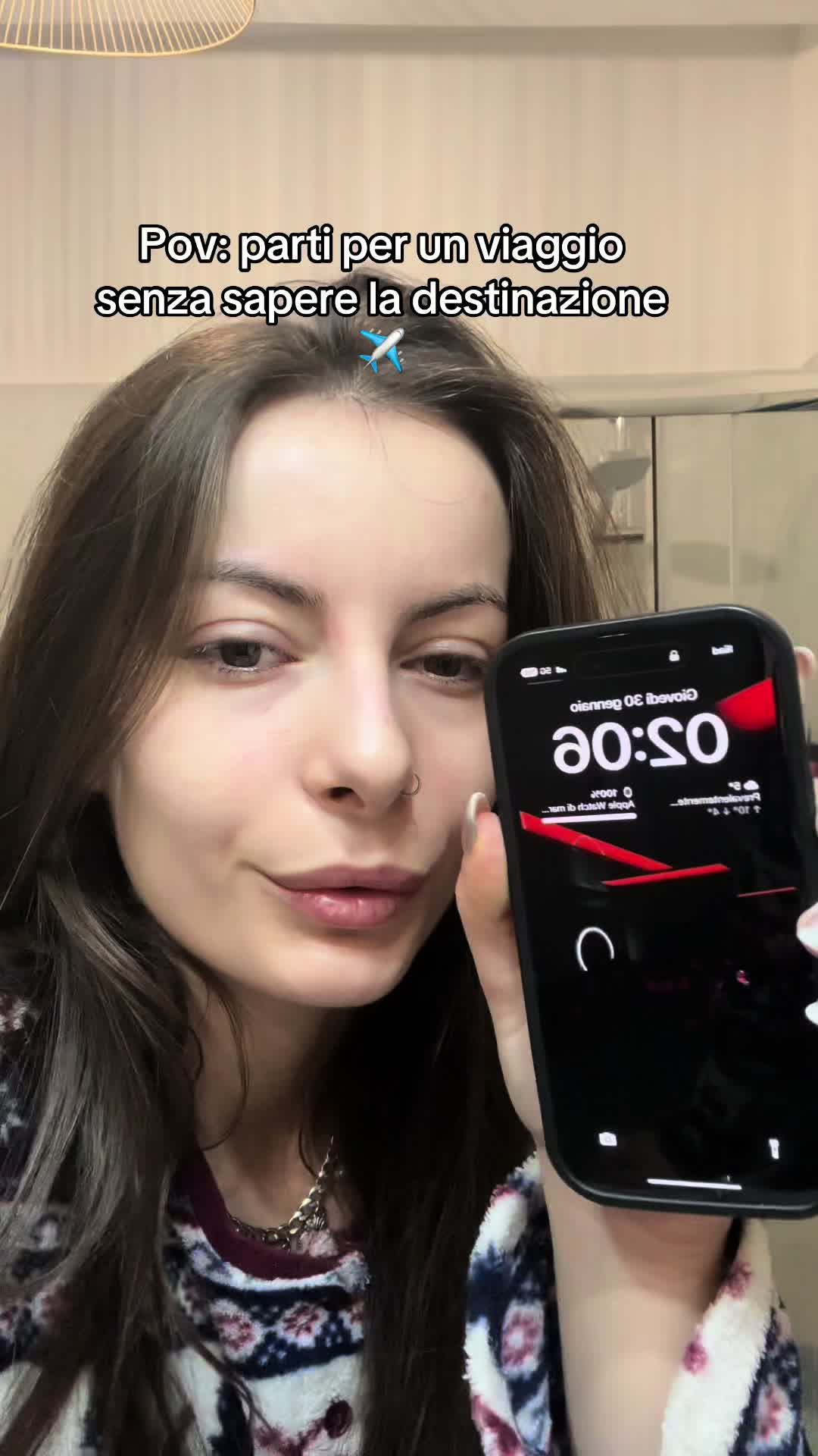 TikTok post by @alessia.dardano for Wizz Air. Caption reads: Avevo quasi indovinato ✈️😂♥️ @wizzair ....