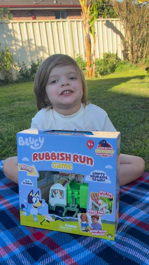 Instagram post by @xbina1 for Social Pineapple. Caption reads: We’ve been playing Bluey Rubbish Run from Moose....