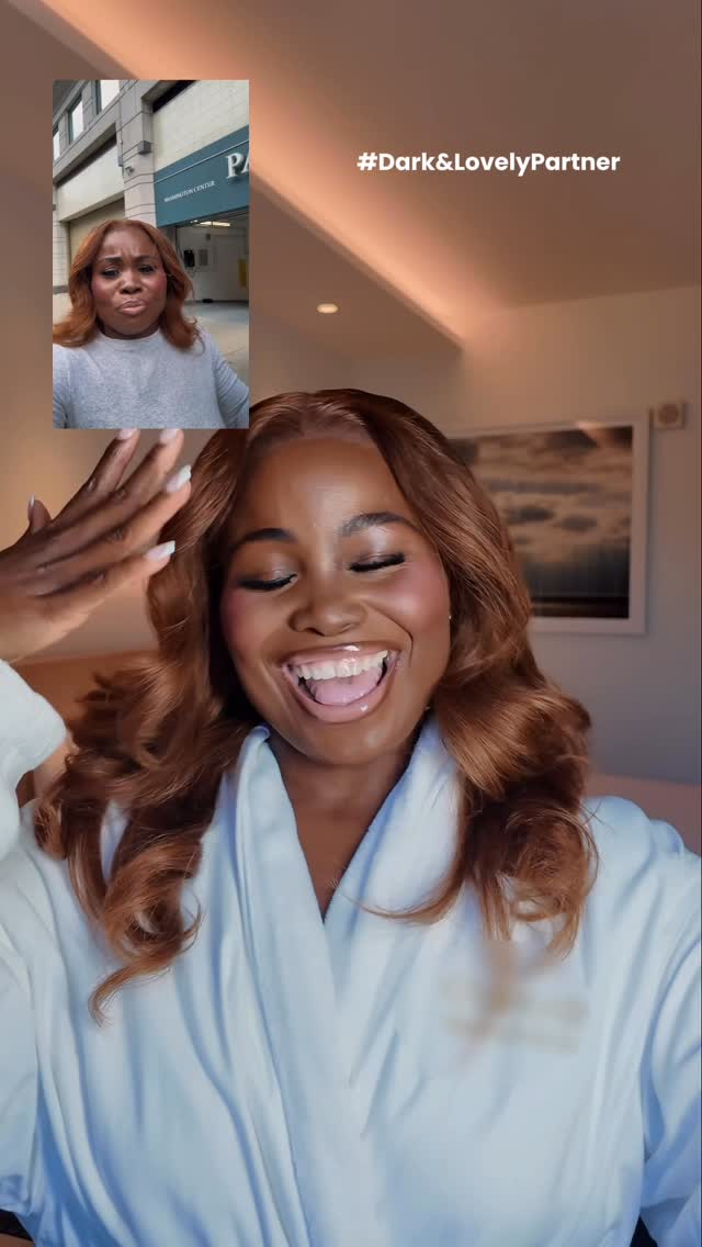 Instagram post by @taiwo.ade for Dark and Lovely. Caption reads: I’m not with 1B anymore — I’m living my soft....