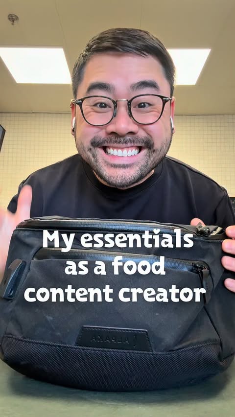 Instagram post by @just.tonyh for WaterWipes. Caption reads: [...] essentials as a food content creator!....