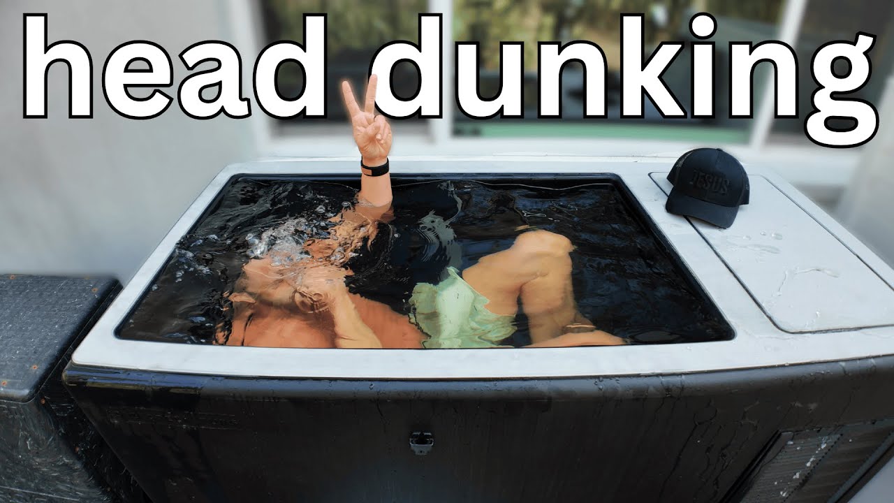 YouTube post by @DavidMausJr for Kineon. Caption reads: STOP Wasting Time Cold Plunging, Unless you do....