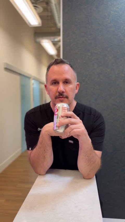 Instagram post by @drcosta_platinum for Diet Coke. Caption reads: I have a @dietcoke deficiency 😖.