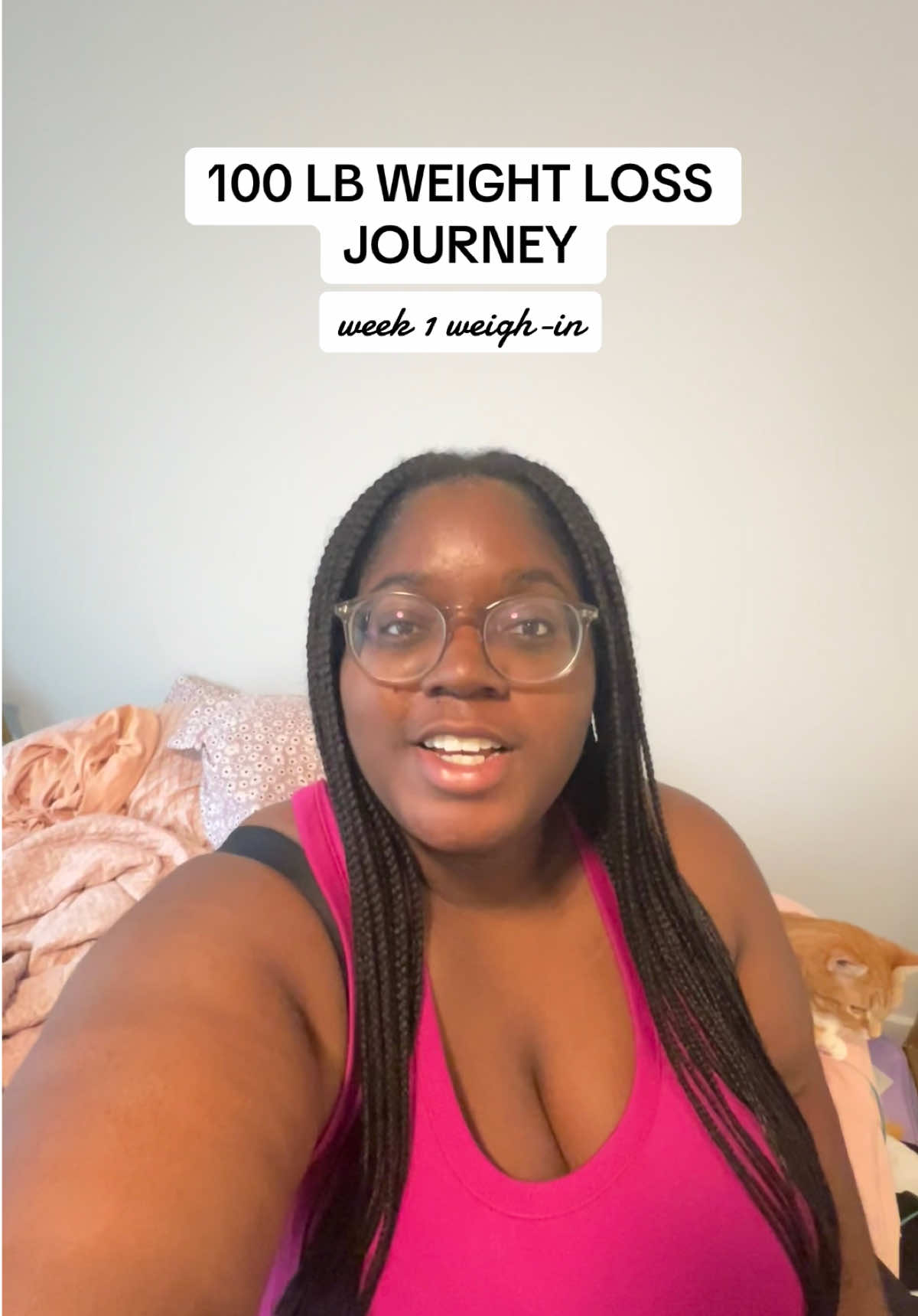 TikTok post by @chantalinmotion for RENPHO. Caption reads: 1 pound down! I’ll take it! So excited to be on....